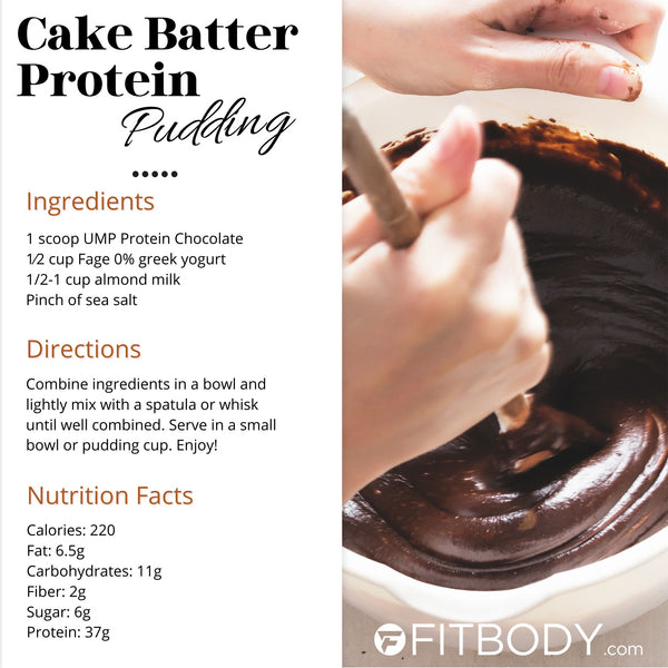 UMP Protein Powder - Cake Batter Pudding Recipe