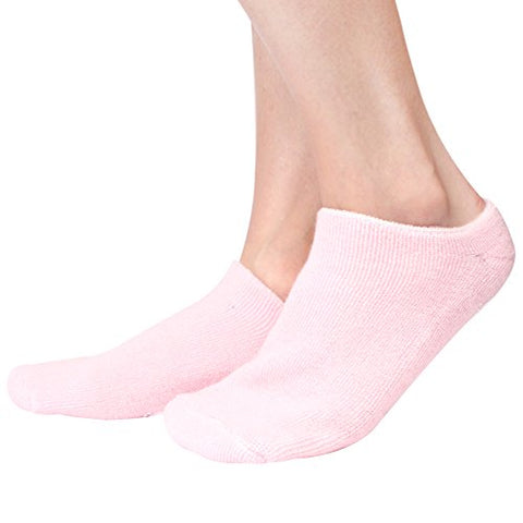 ITPCINC - 4 Pairs Moisturizing Socks, Silicone Socks for Women Men,  Non-Slip Soft Silicone Socks for Repairing Dry Feet, Cracked Heel and  Softening