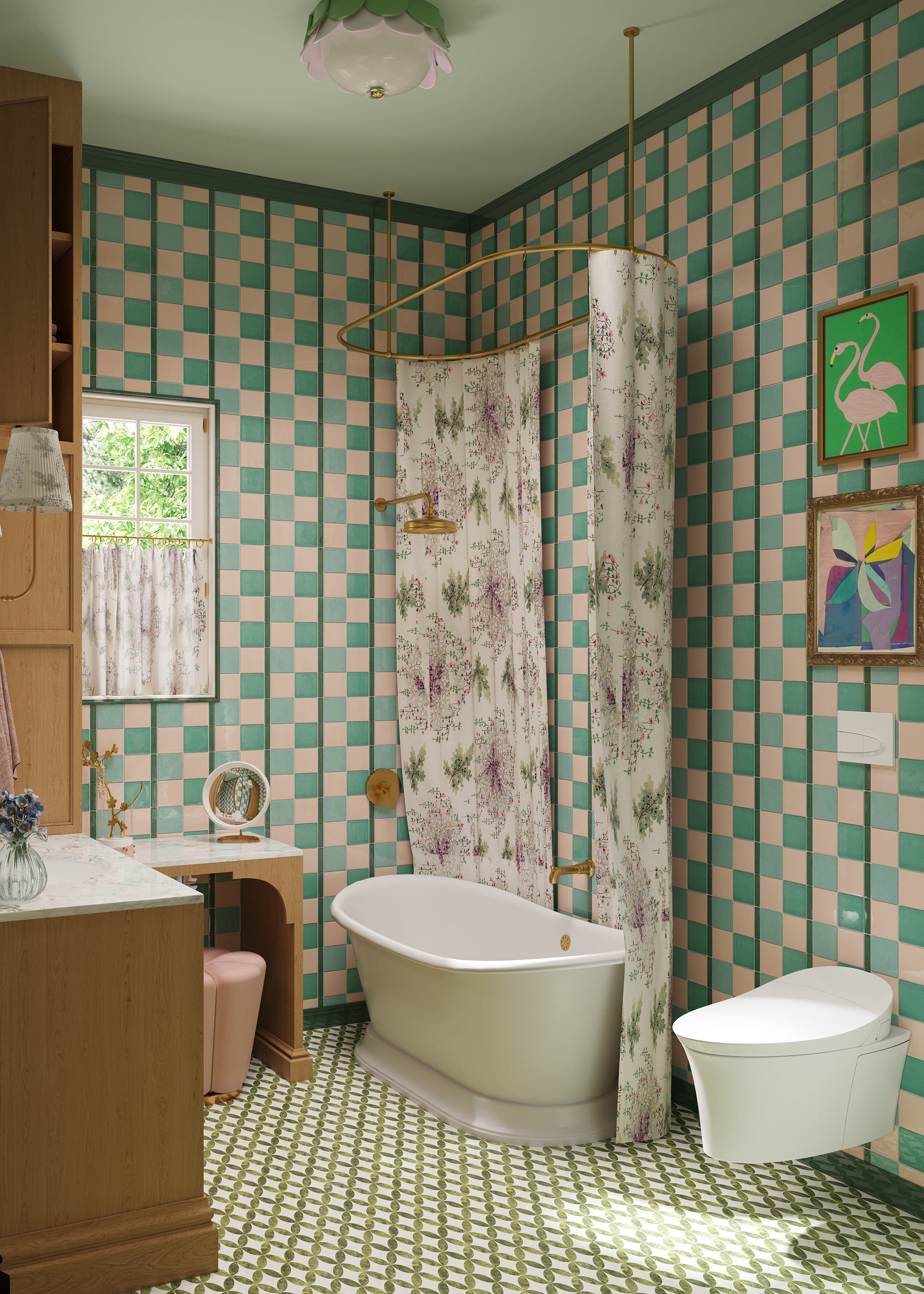 Living by Design Virtual Showhouse Kids' Bath by MA Allen
