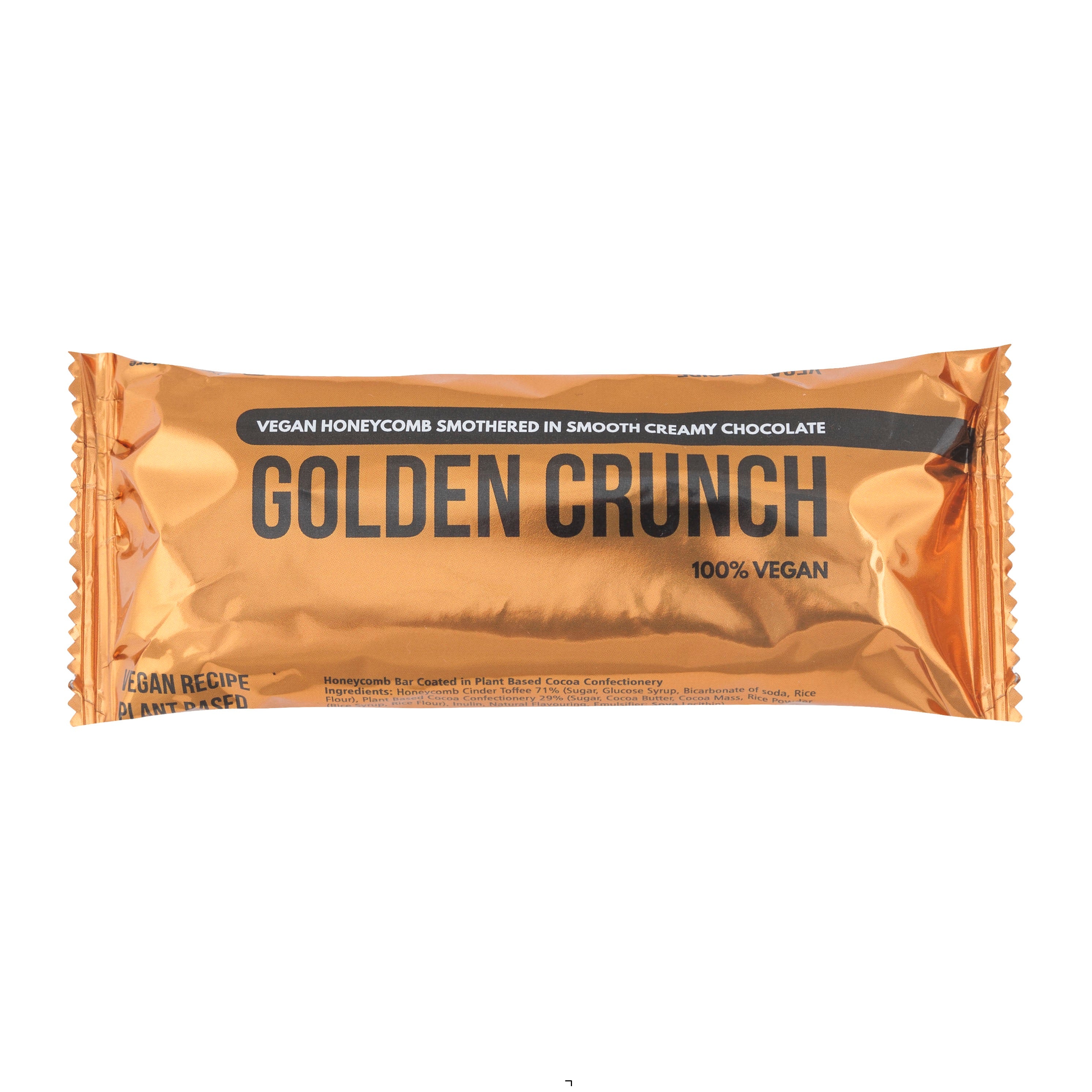 Vegan Store Golden Crunch Mylk Chocolate Coated Cinder Toffee Bar - 59 –  