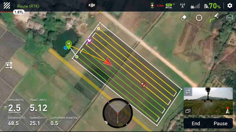DJI Agras T30 dron para agricultura fumigador, fertilizador y siembra