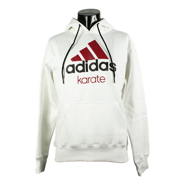 Punktlighed ikke utilsigtet hændelse Karate Hættetrøje - Adidas - Hvid