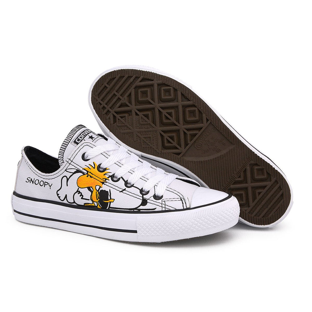 All Star Branco Snoopy couro Sintético - Riquinhos Shoes