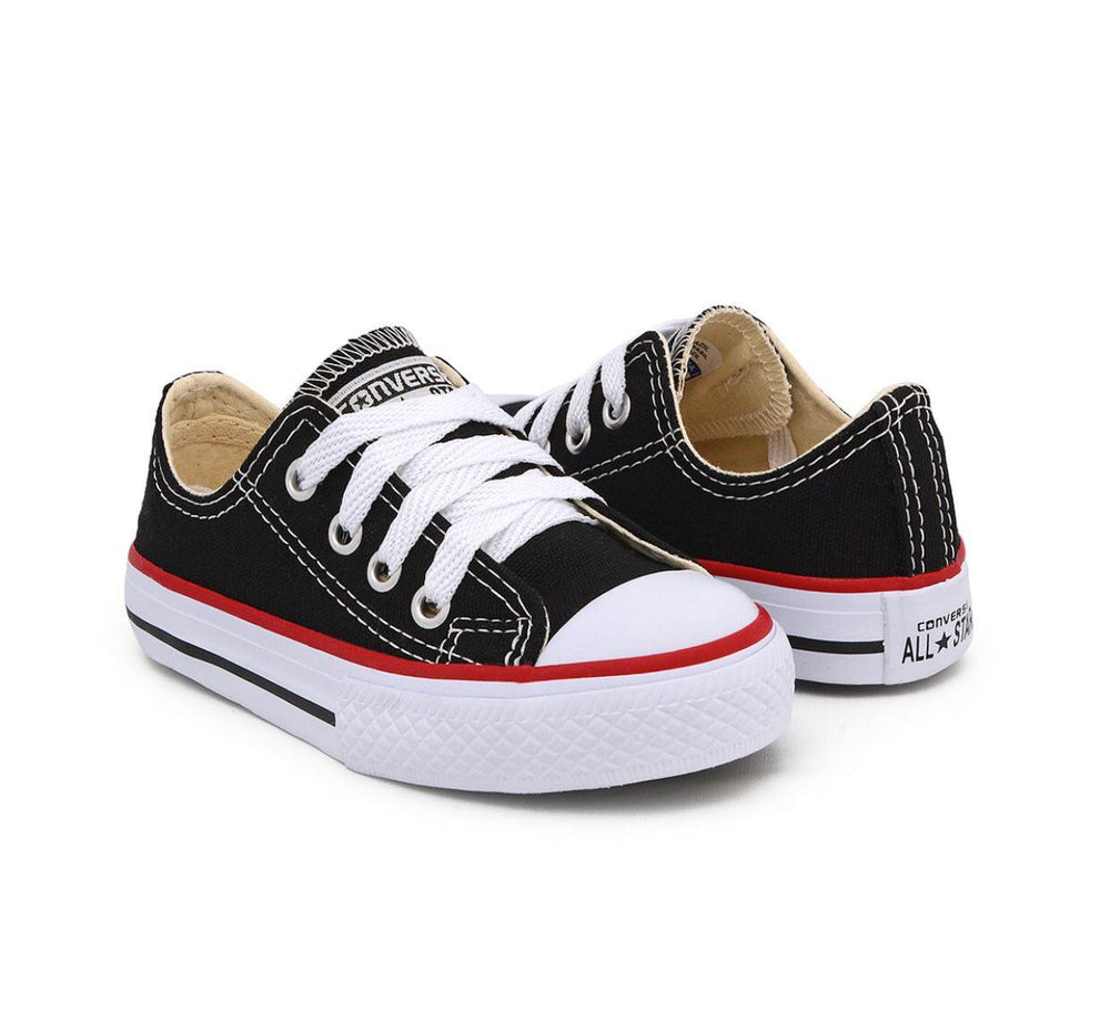 Tênis Converse All Star Infantil Couro com Velcro - CT0420 Preto - Rio Sul  Calçados