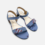Load image into Gallery viewer, Azure Ankle Strap Sandal Flat Wanita Kasual [LP 502]
