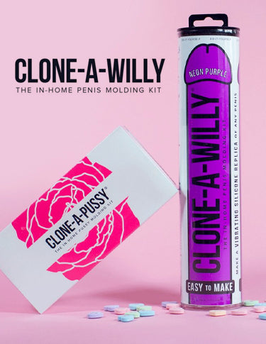 CLONE-A-WILLY - Silicone Penis Casting Kit for DIY Dildo (Neon Purple)