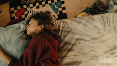 pillows in bed gif