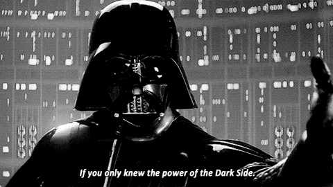 Darth Vader if only you knew the power of the Dark Side gif