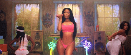 Nicki Minaj working out music video gif