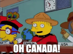 oh canada simpsons gif