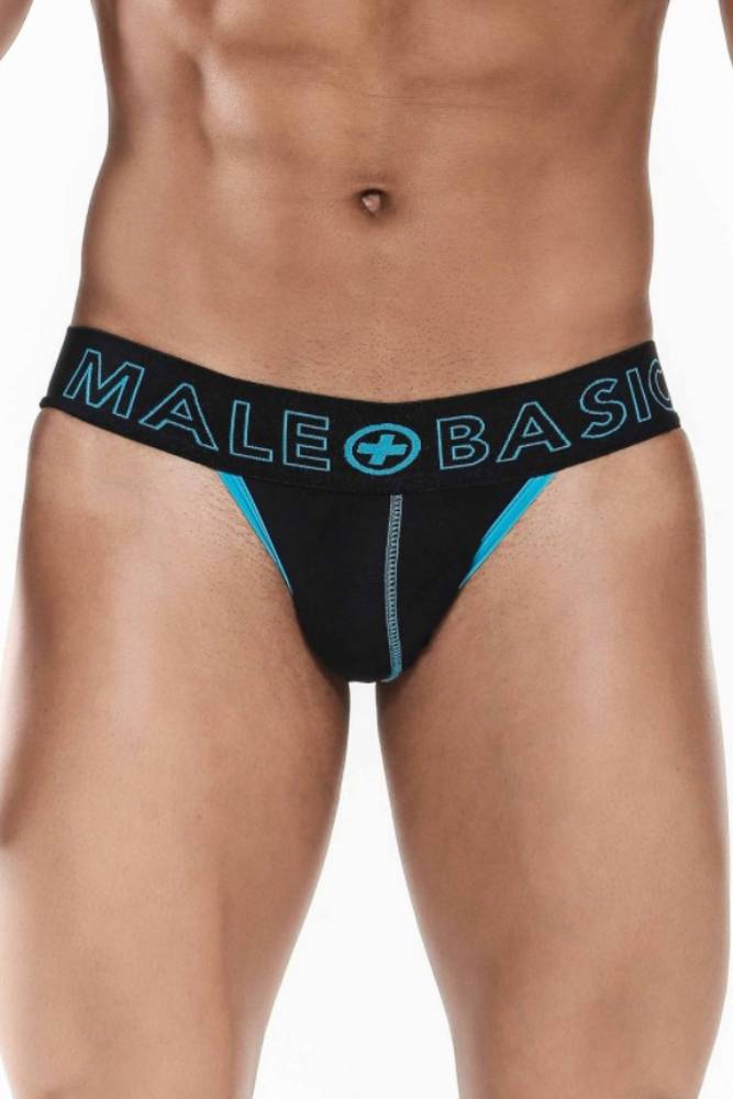 MaleBasics Neon Jockstrap Blue MBN04 Stag Shop