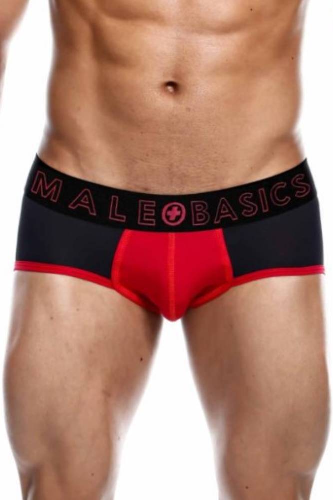 MaleBasics Neon Brief Red MBN03 Stag Shop