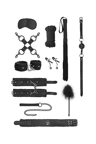 Kit BDSM Experience Black - Accessoires BDSM Malins-Plaisirs