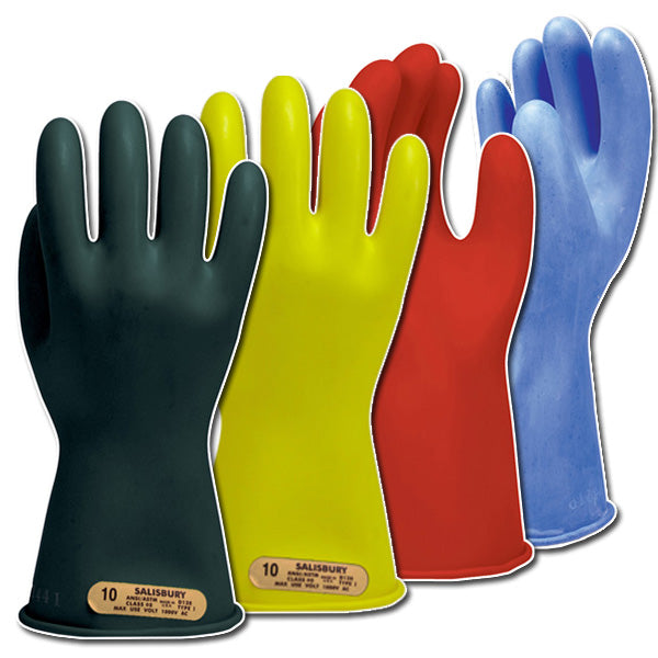 Magid A.R.C. M01 Class 0 Black Rubber Electrical Insulating Gloves