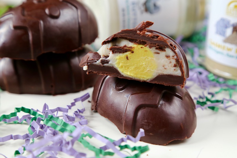 Raw Vegan Cadbury Eggs