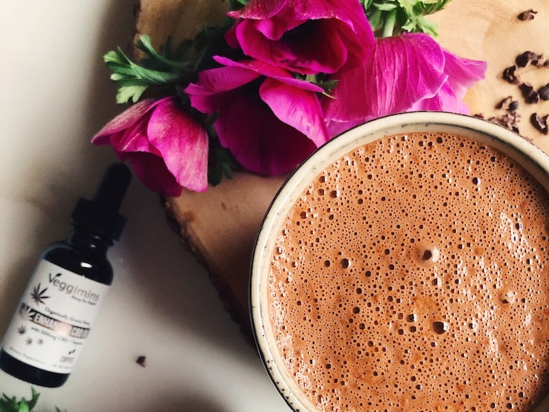 Medicinal Mushroom and CBD Adaptogenic Chocolate Latte