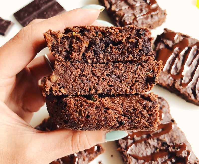 Rawmio Vegan Paleo Zucchini Brownies