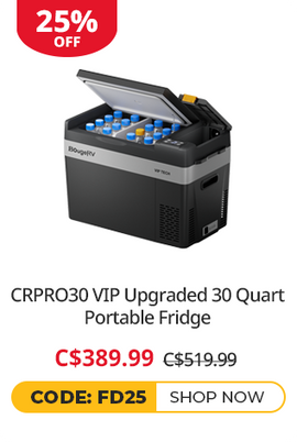 CRPRO30 VIP Upgraded 30 Quart Portable Fridge