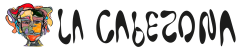 Logotipo de La Cabezona, compuesto por dibujo de la cabeza y letras