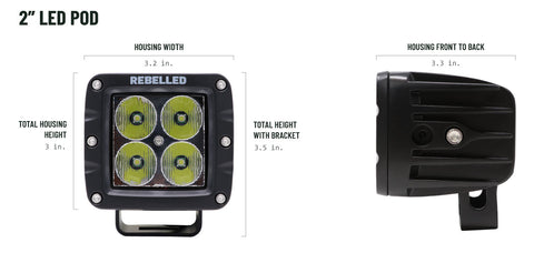 2" LED Light Pod