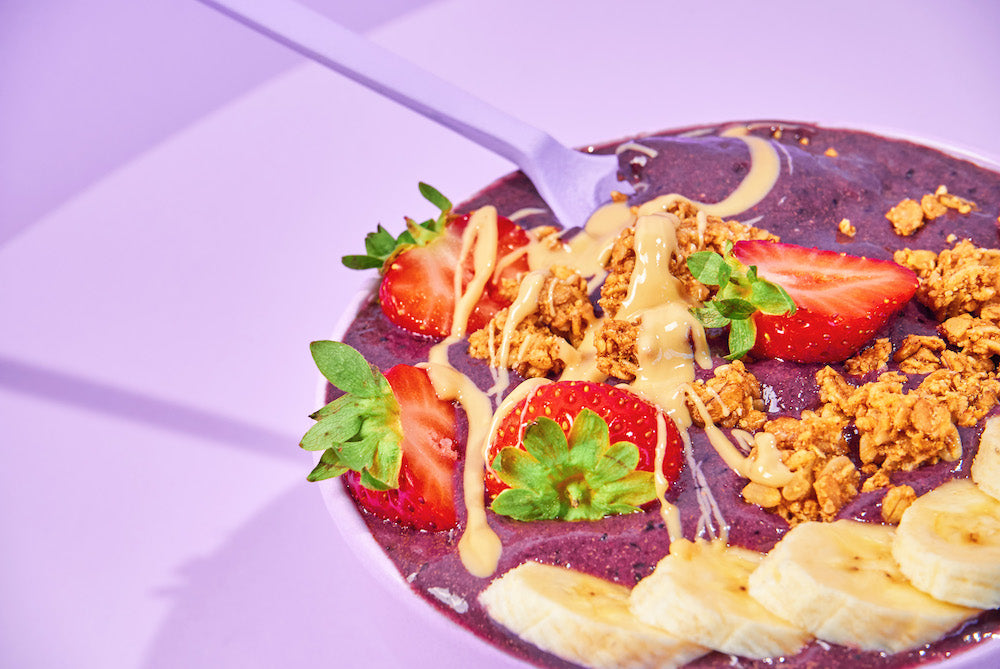 Smoothie Bowl mit Toppings