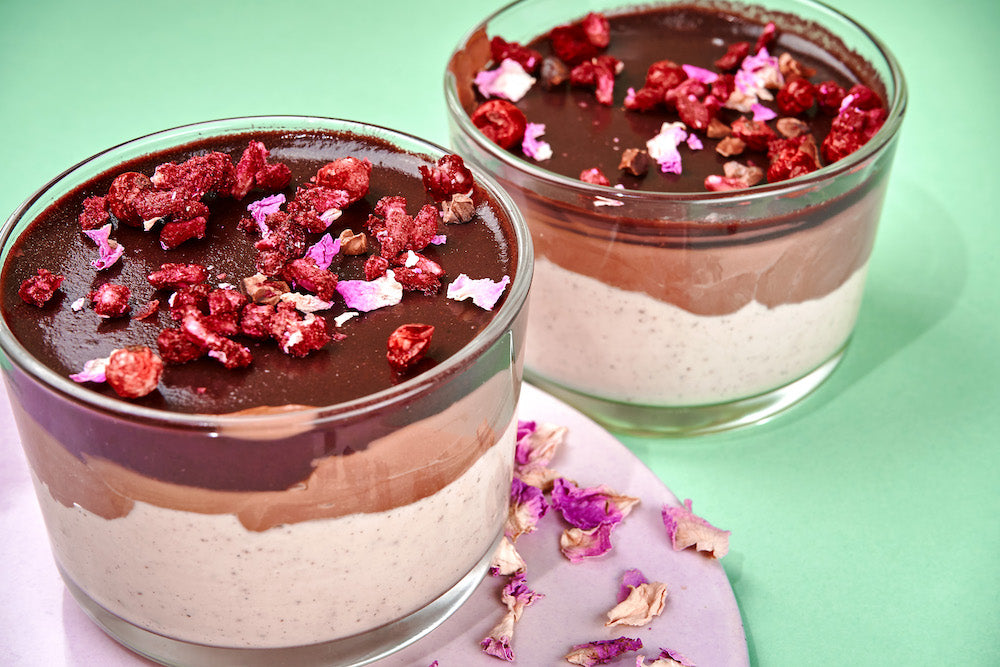 Vegane Mousse au Chocolat im Glas