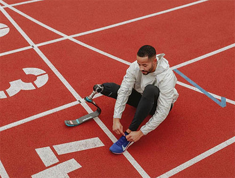 Léon Schäfer ist Para-Leichtathlet