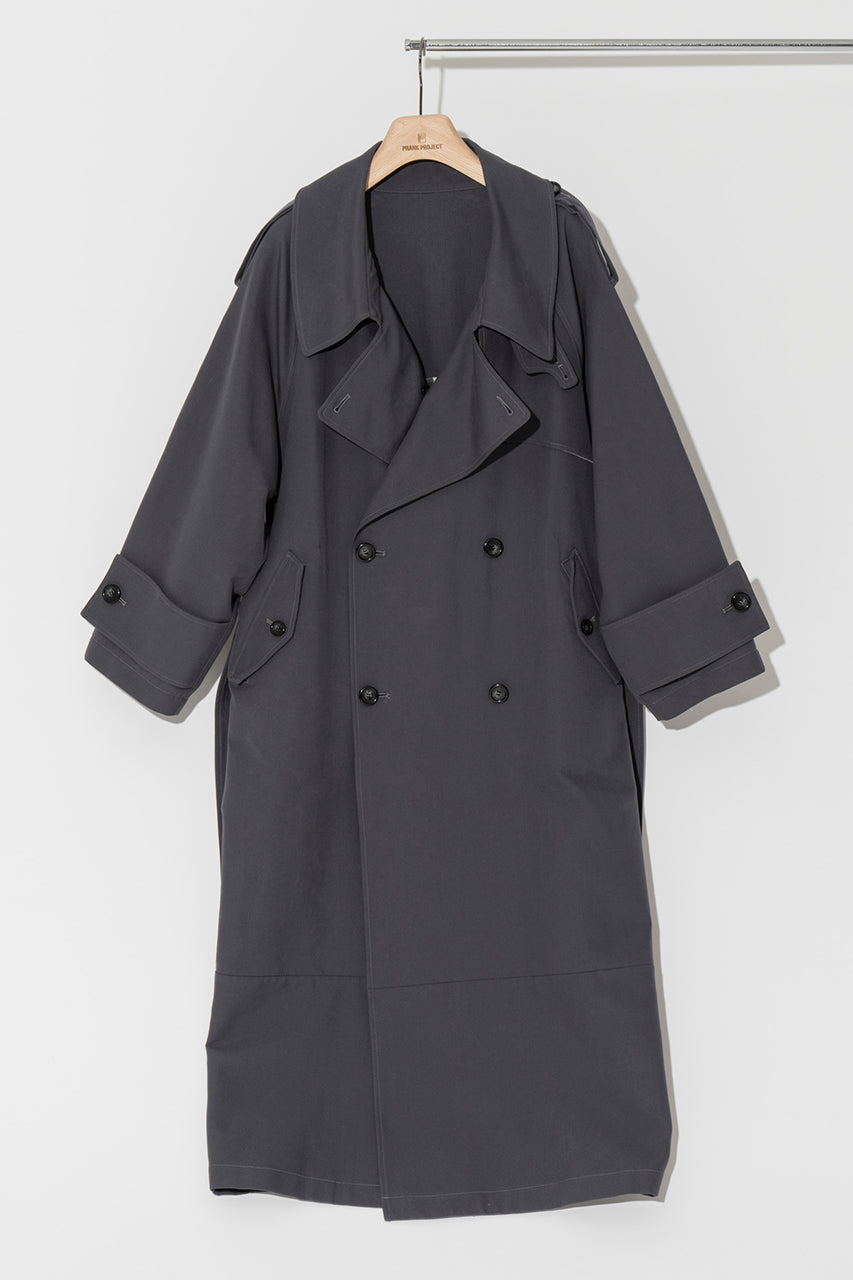 Cotton Double Cloths Over Trench Coat