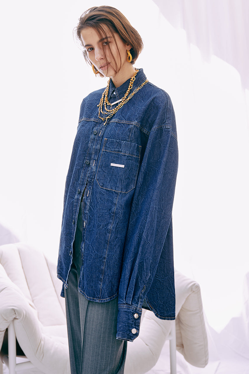 Twisted Layered Denim