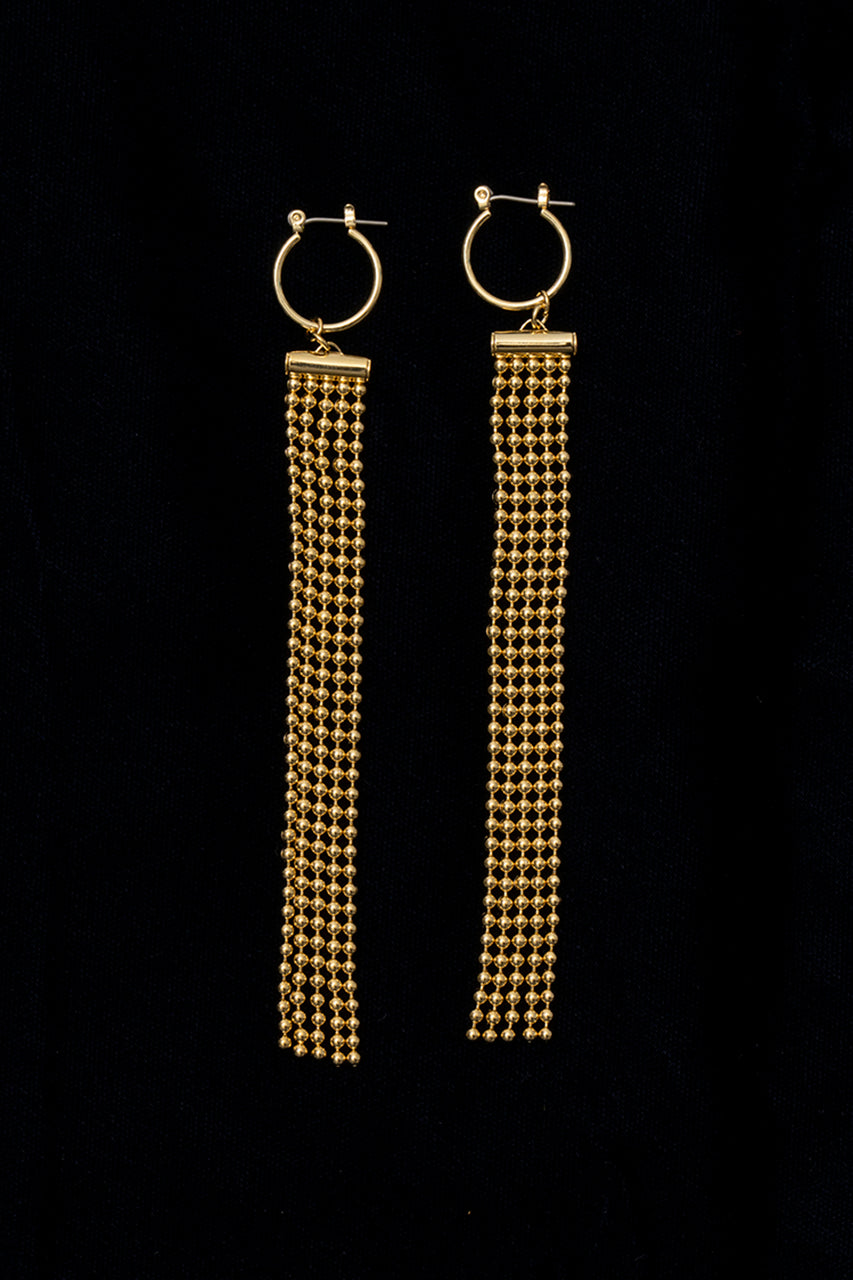 One-stroke P Earrings