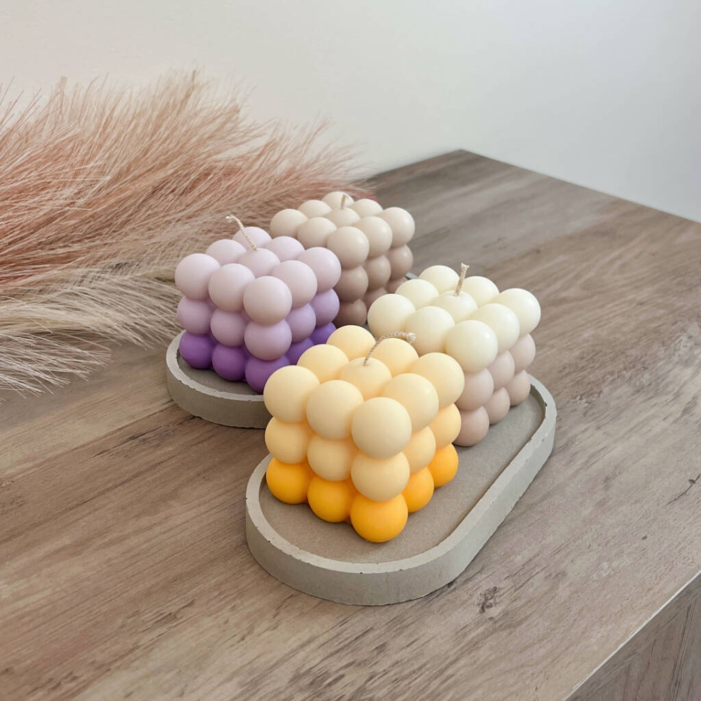 Bubble Decorative Pillar Candle – Moderniche