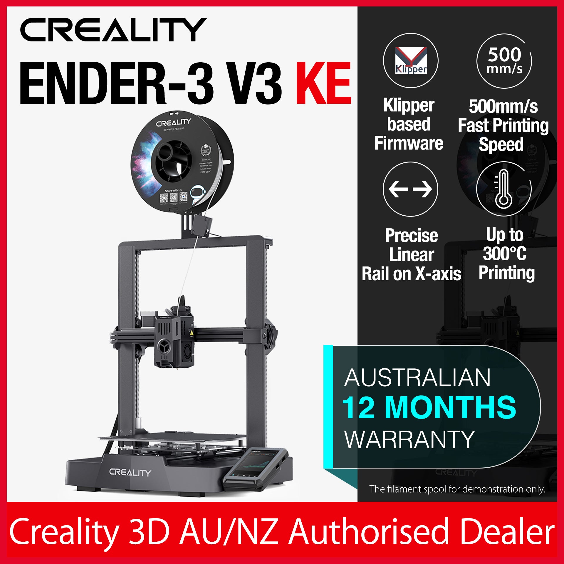 Creality Ender 3 V3 KE 3D Printer  500mm/s & WiFi – DIY Electronics