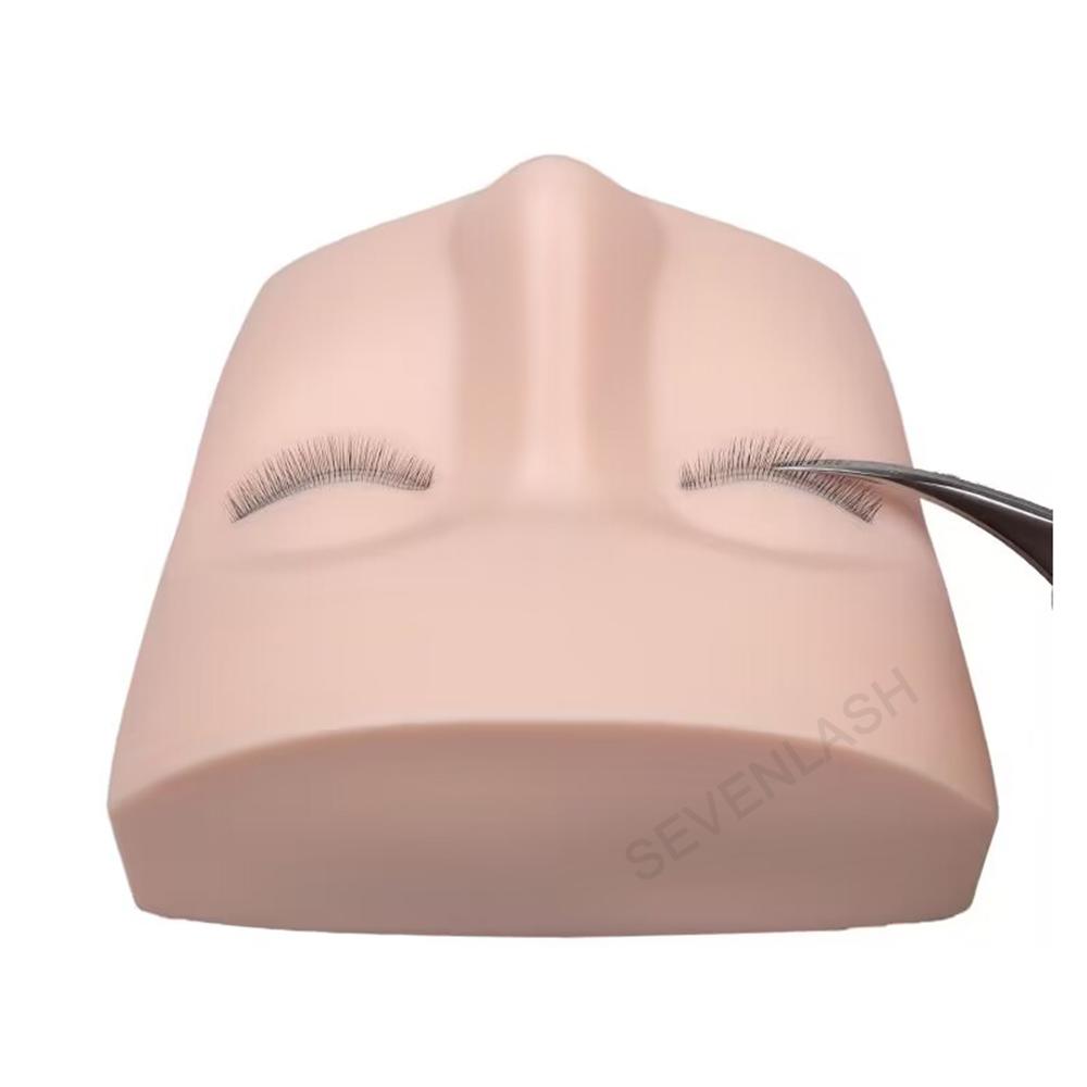 Lash Mannequin Head 3 Layers Safe Soft Silicone High Simulation
