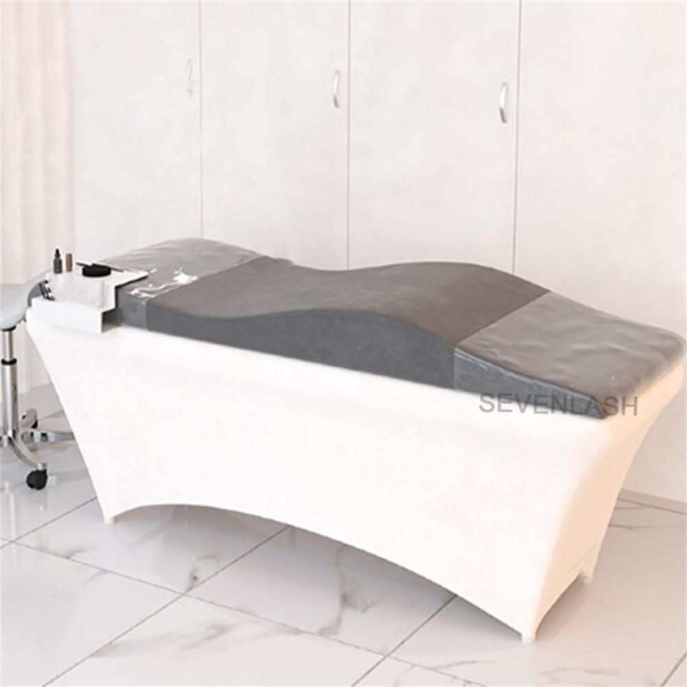  Memory Foam Lash Bed Topper with Face Holes, Massage Table  Mattress Topper with Elastic Bands, Non-Slip Lash Bed Cushion Only (D  70x180cm) : Beauty & Personal Care