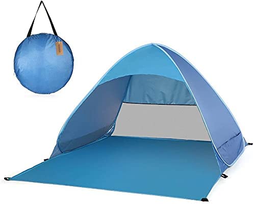 Weglaten Mellow kans JOYWAY Portable Beach Tent: Enjoy the Sun & Breeze with an Open Shelter