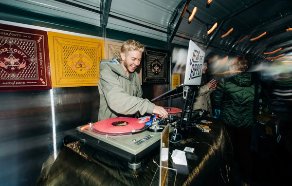 Jess The Ripper, Portland Oregon DJ spinning at an event