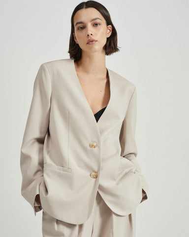 Cream Sabine Blazer and Trouser by friends with frank