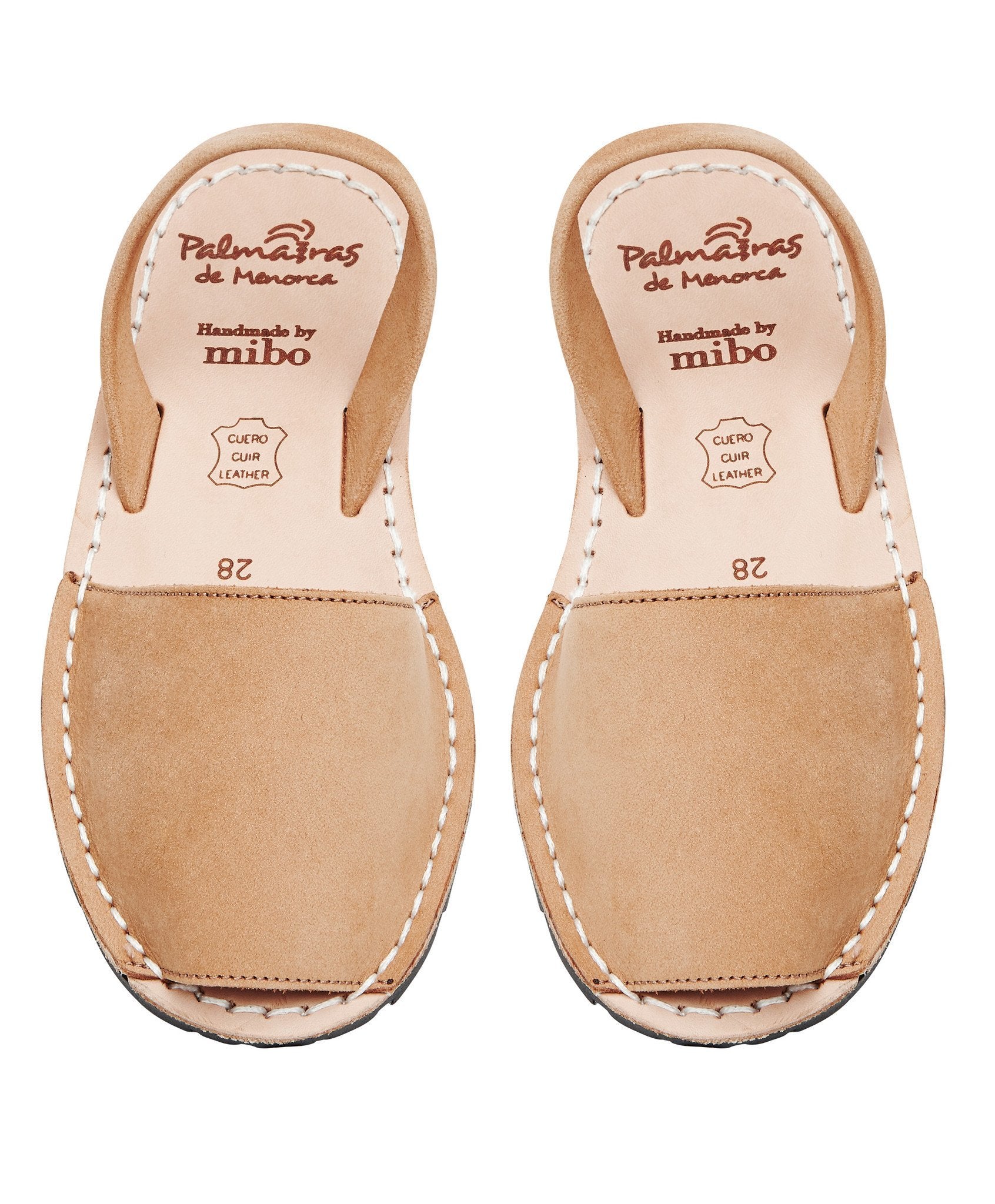 Tan Nubuck Kids Backstrap – Palmaira 