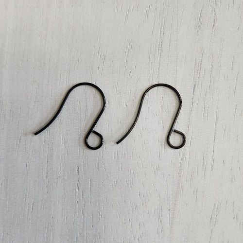 E863 - 50 pcs 304 Stainless Steel Earring Hooks with Loop Hole