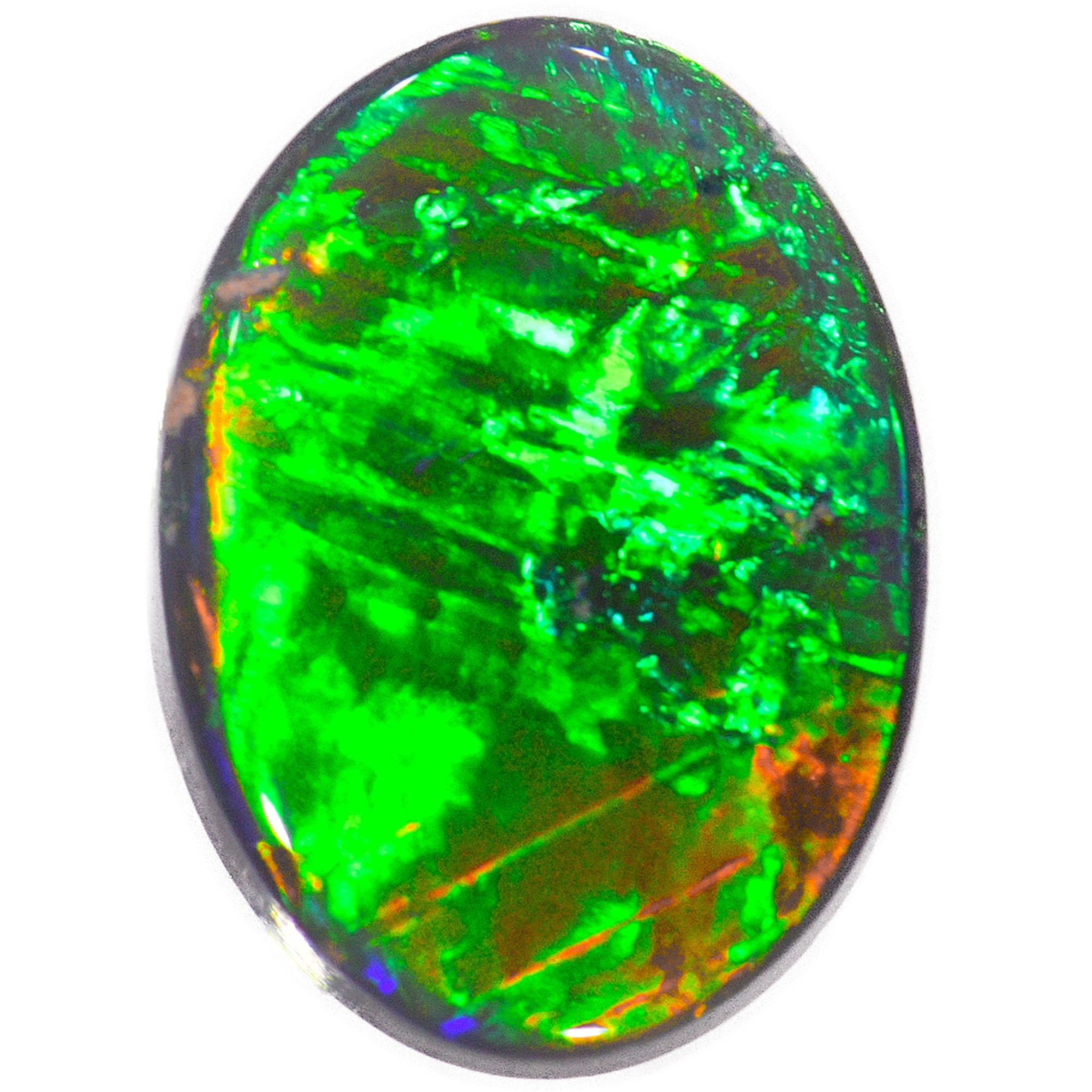 Metallic Green Orange Black Opal 1.12 Ct – Opal Galaxy