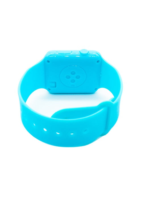 Emartos Blue Digital Apple Shaped Led Watch for Boys & Girls (Sky blue)