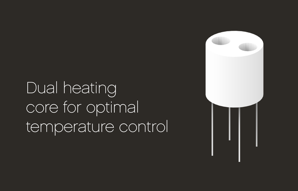 Dual core for optimal temperature control