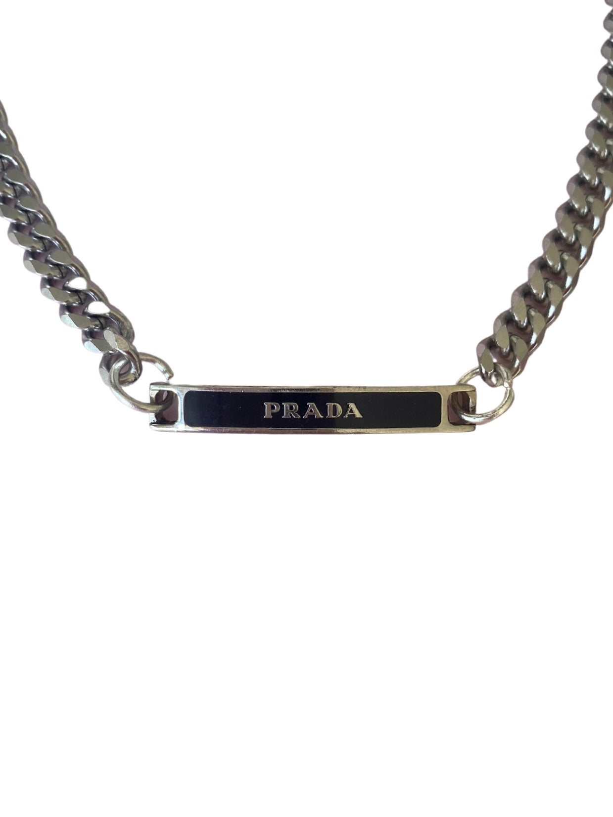 Authentic Prada Tag Reworked / Repurposed Necklace, Luxury, Accessories on  Carousell