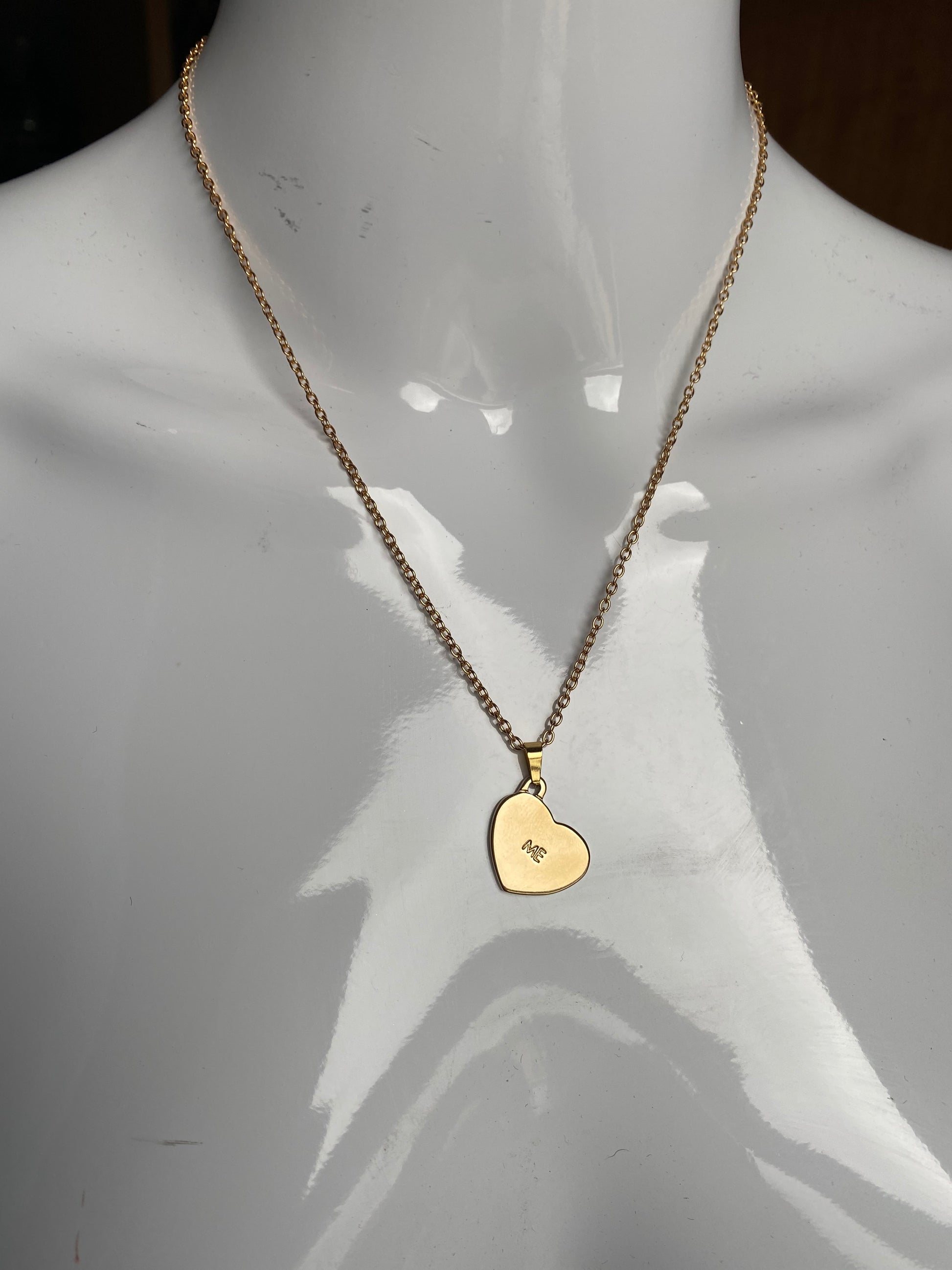 Authentic GUCCI vintage ME heart pendant reworked necklace – NECK