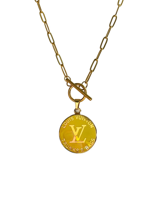 Rework Vintage Louis Vuitton Brown LV Necklace – Relic the Label
