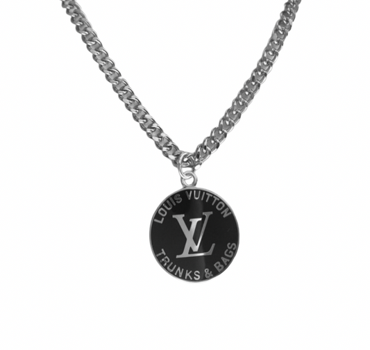 SOLD OUT Rework Vintage Louis Vuitton White LV Necklace – Relic