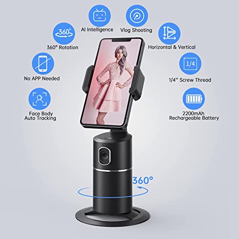 Face tracking phone holder