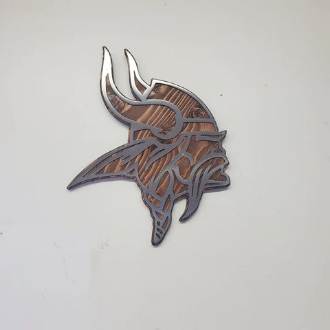 Viking head by beamish metal works