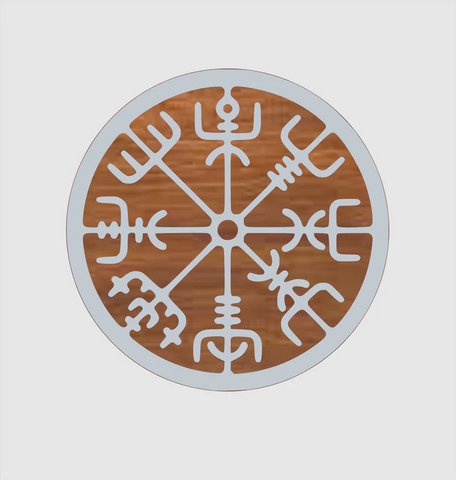 Norse viking calendar symbol Beamish Metal works