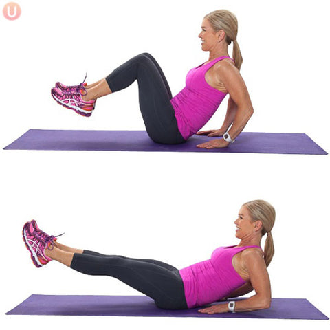 Tuck-ups Exercise at Home 
